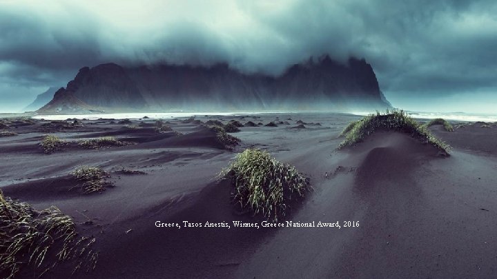 Greece, Tasos Anestis, Winner, Greece National Award, 2016 