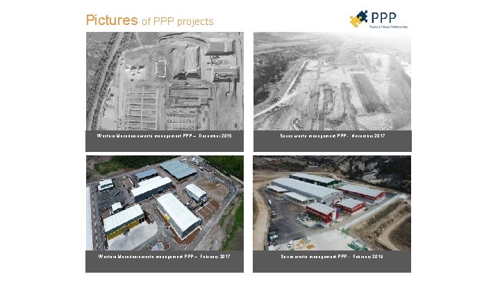 Pictures of PPP projects Western Macedonia waste management PPP – December 2015 Serres waste