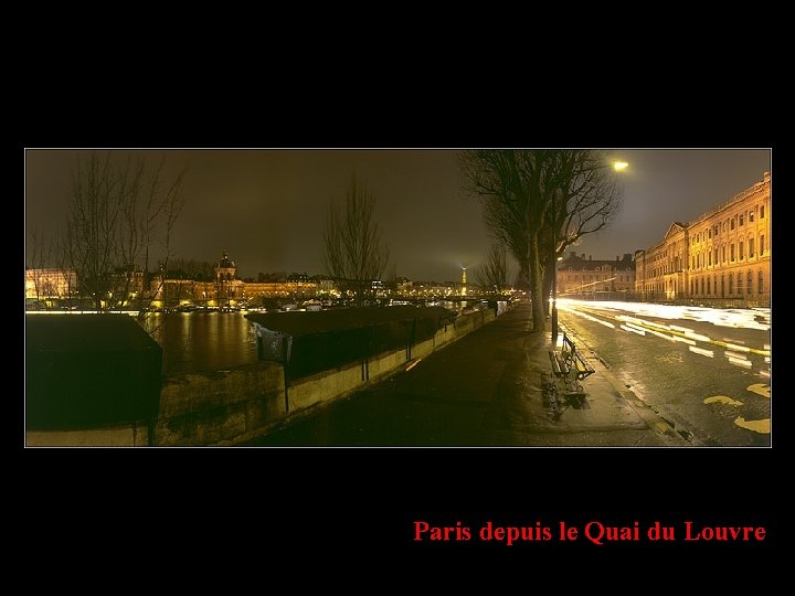 Paris depuis le Quai du Louvre 