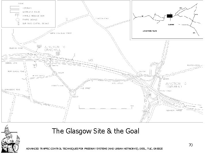 The Glasgow Site & the Goal ADVANCED TRAFFIC CONTROL TECHNIQUES FOR FREEWAY SYSTEMS (AND