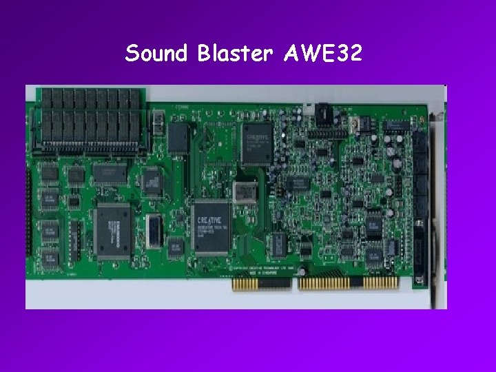 Sound Blaster AWE 32 
