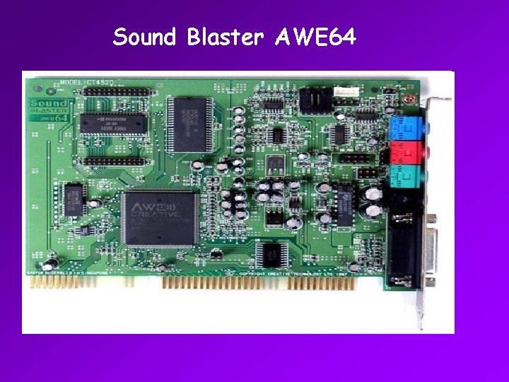 Sound Blaster AWE 64 