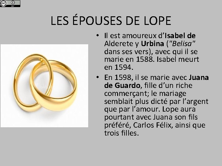 LES ÉPOUSES DE LOPE • Il est amoureux d’Isabel de Alderete y Urbina ("Belisa"