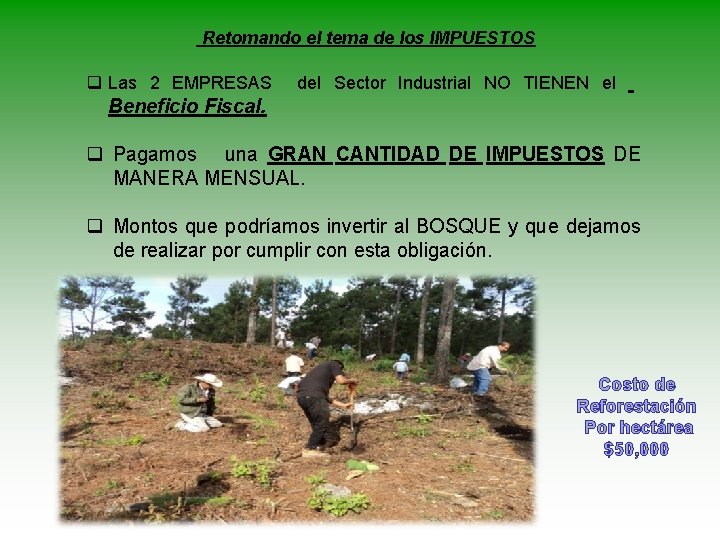 Retomando el tema de los IMPUESTOS q Las 2 EMPRESAS del Sector Industrial NO Retomando el tema de los IMPUESTOS q Las 2 EMPRESAS del Sector Industrial NO