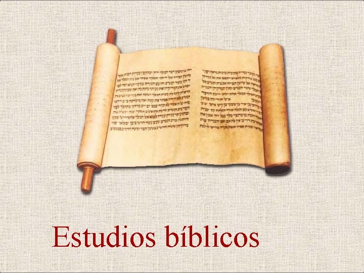 Estudios bíblicos 