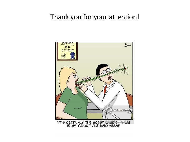 Thank you for your attention! Thank you for your attention!