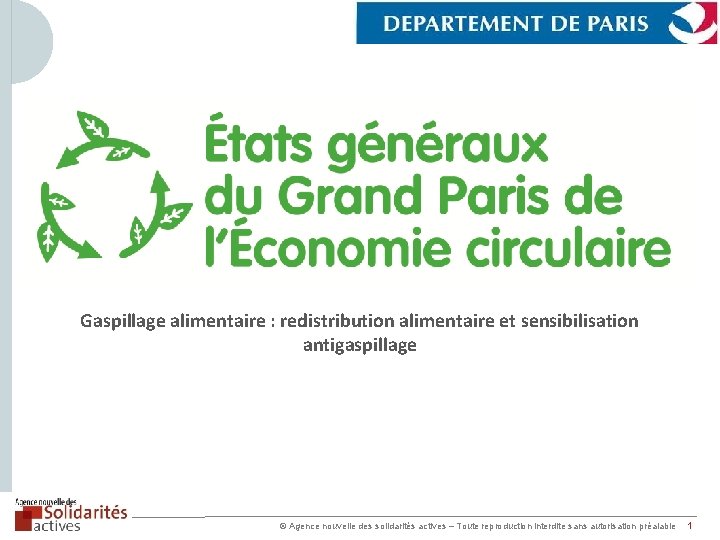 Gaspillage alimentaire : redistribution alimentaire et sensibilisation antigaspillage © Agence nouvelle des solidarités actives