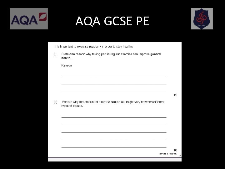 AQA GCSE PE 