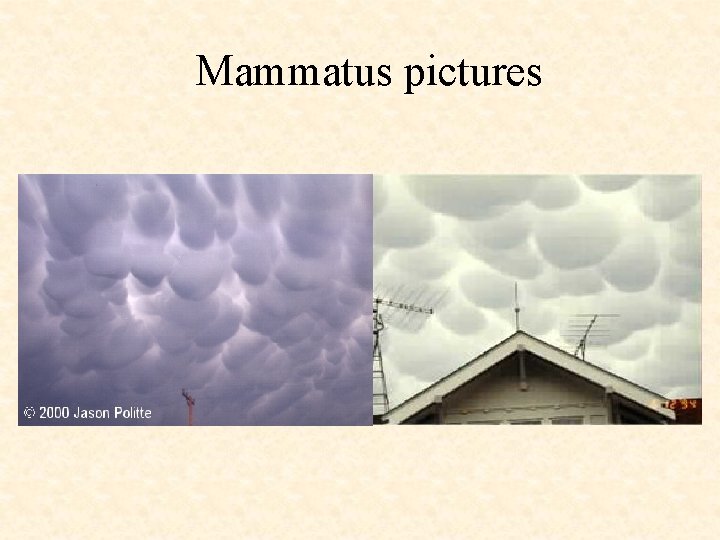 Mammatus pictures 