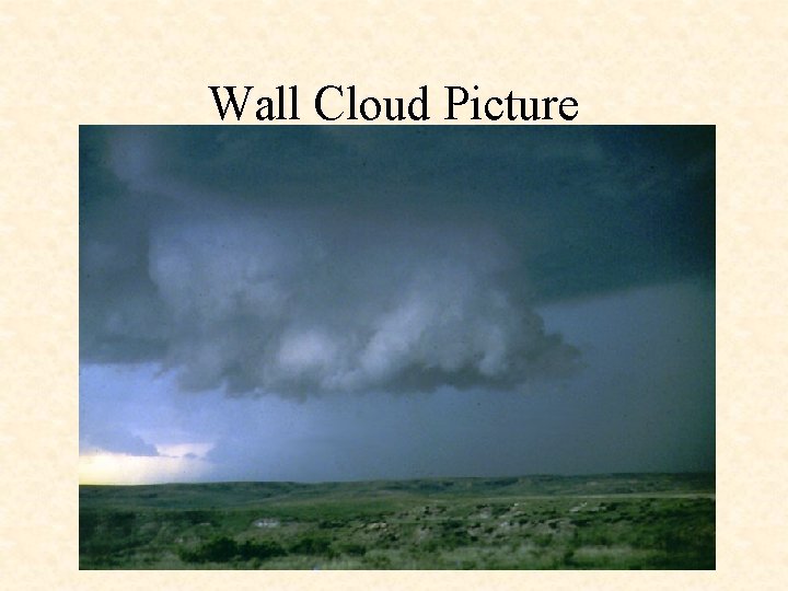 Wall Cloud Picture 