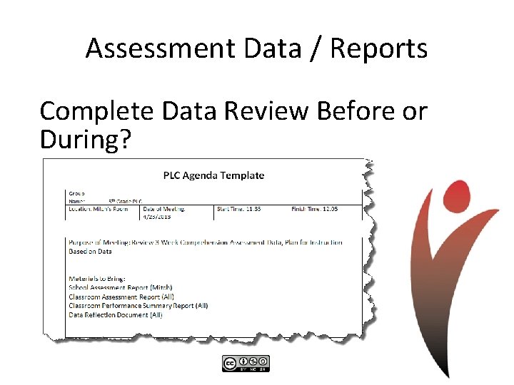 Assessment Data / Reports Complete Data Review Before or During? 