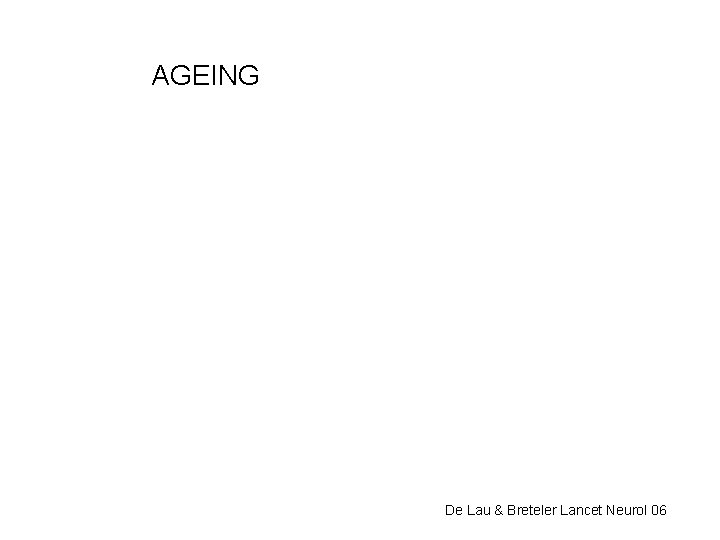 AGEING De Lau & Breteler Lancet Neurol 06 