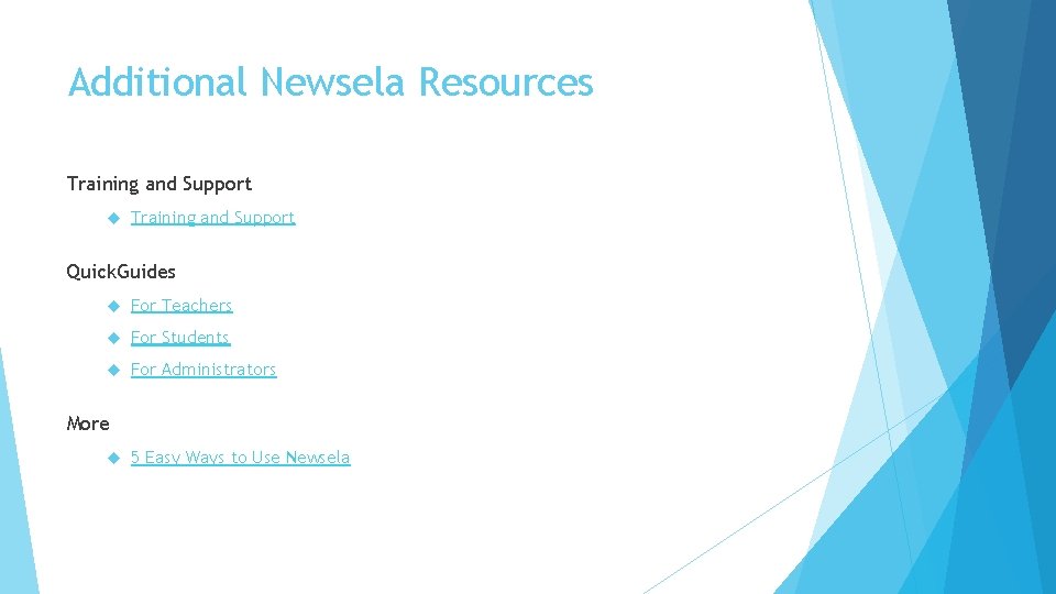 How to Use Newsela A multilevel current events