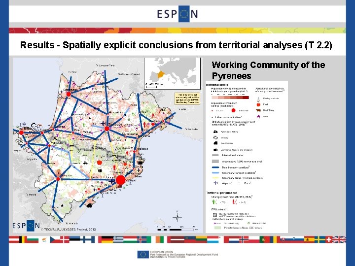 Results - Spatially explicit conclusions from territorial analyses (T 2. 2) Working Community of