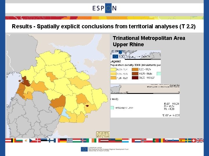Results - Spatially explicit conclusions from territorial analyses (T 2. 2) Trinational Metropolitan Area