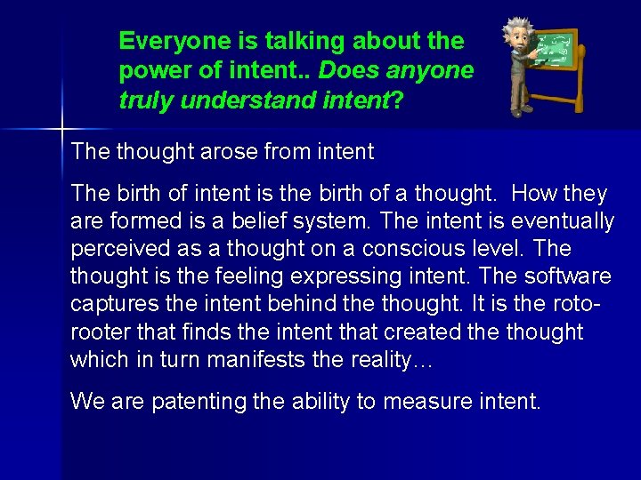 Everyone is talking about the power of intent. . Does anyone truly understand intent? Everyone is talking about the power of intent. . Does anyone truly understand intent?