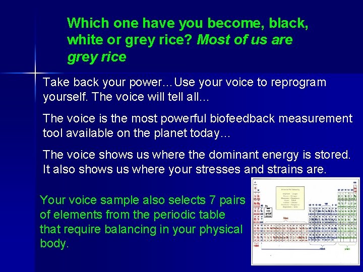 Which one have you become, black, white or grey rice? Most of us are Which one have you become, black, white or grey rice? Most of us are