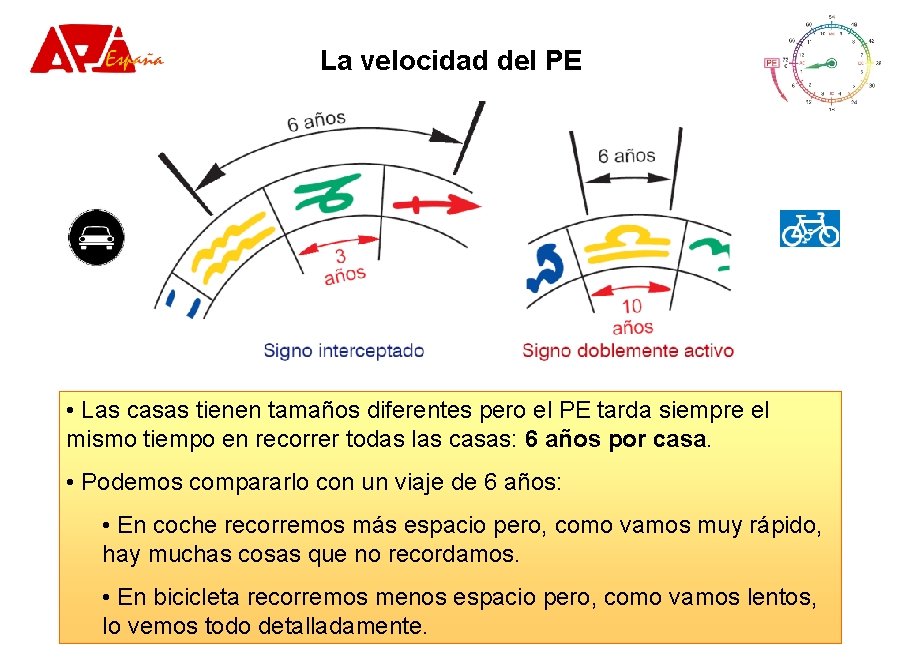La velocidad del PE • Las casas tienen tamaños diferentes pero el PE tarda La velocidad del PE • Las casas tienen tamaños diferentes pero el PE tarda