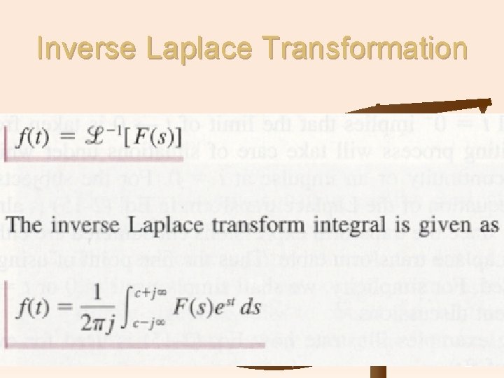 Inverse Laplace Transformation 29 