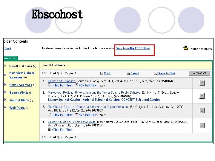 Ebscohost 