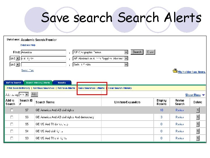 Save search Search Alerts 