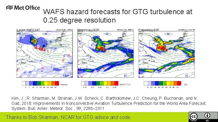 WAFS hazard forecasts for GTG turbulence at 0. 25 degree resolution Kim, J. ,