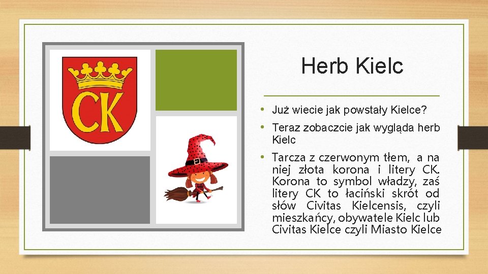 Herb Kielc • Już wiecie jak powstały Kielce? • Teraz zobaczcie jak wygląda herb