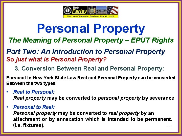 Personal Property The Meaning of Personal Property – EPUT Rights Part Two: An Introduction