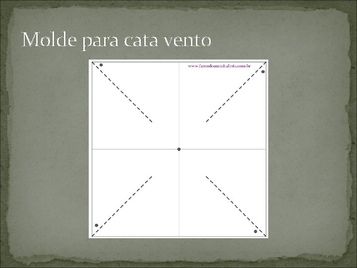 Molde para cata vento 