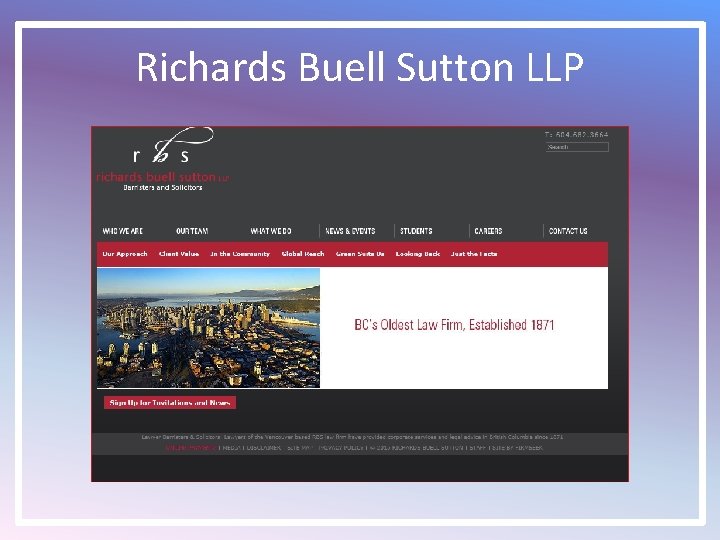 Richards Buell Sutton LLP 