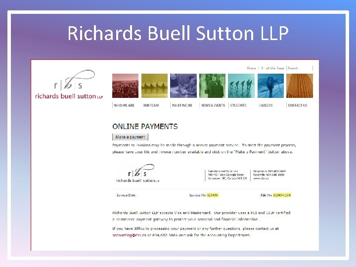 Richards Buell Sutton LLP 