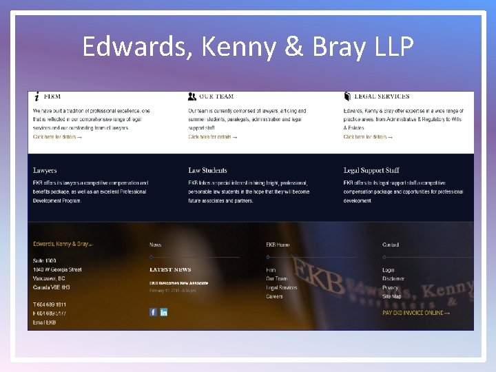 Edwards, Kenny & Bray LLP 