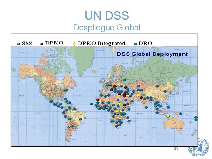 UN DSS Despliegue Global 23 
