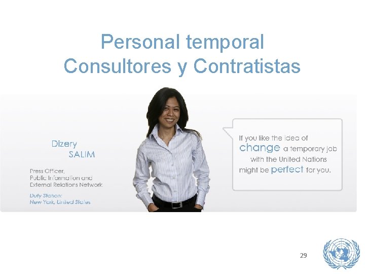 Personal temporal Consultores y Contratistas 29 