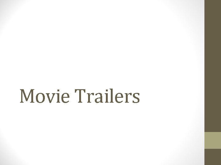 Movie Trailers 