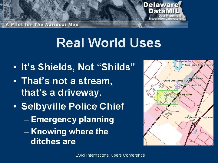 Real World Uses • It’s Shields, Not “Shilds” • That’s not a stream, that’s