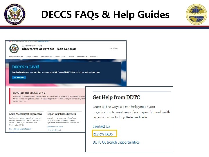 DECCS FAQs & Help Guides 