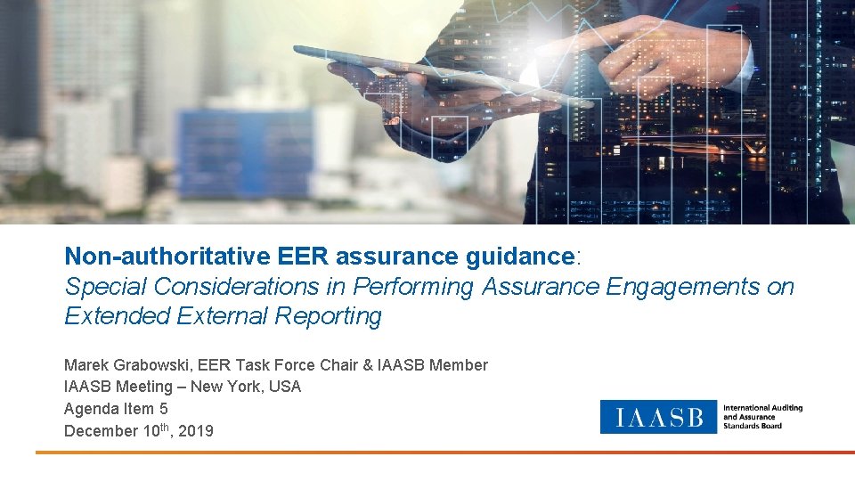 Non-authoritative EER assurance guidance: Special Considerations in Performing Assurance Engagements on Extended External Reporting