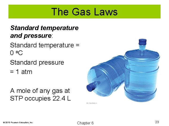 The Gas Laws Standard temperature and pressure: Standard temperature = 0 o. C Standard