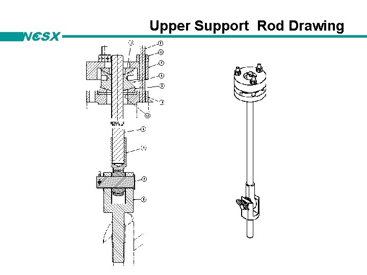 NCSX Upper Support Rod Drawing 