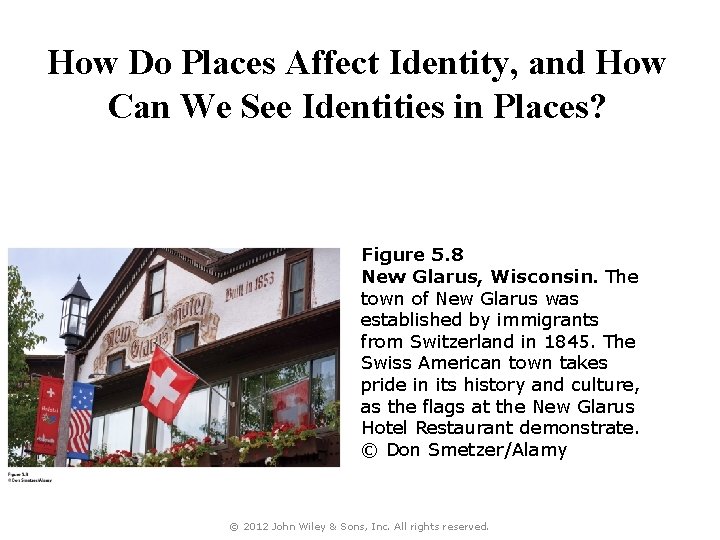 How Do Places Affect Identity, and How Can We See Identities in Places? Figure