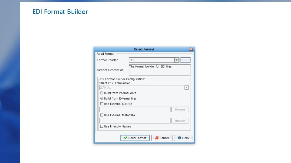 EDI Format Builder 