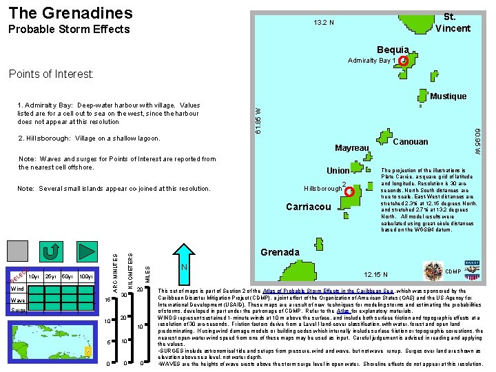 The Grenadines St. Vincent 13. 2 N Probable Storm Effects Bequia Admiralty Bay 1