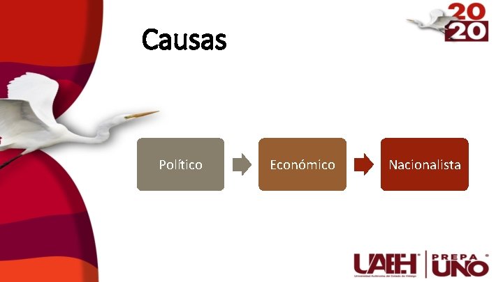 Causas Político Económico Nacionalista 