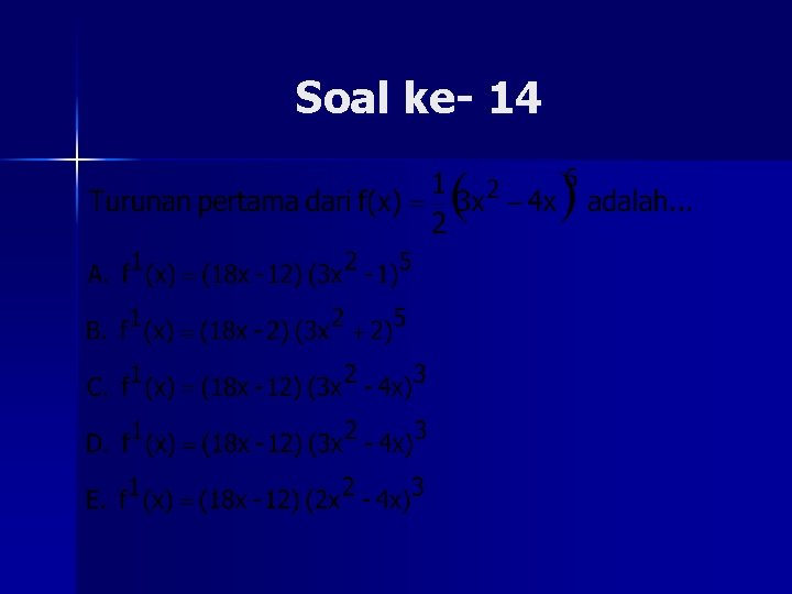 Soal ke- 14 