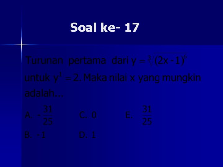 Soal ke- 17 