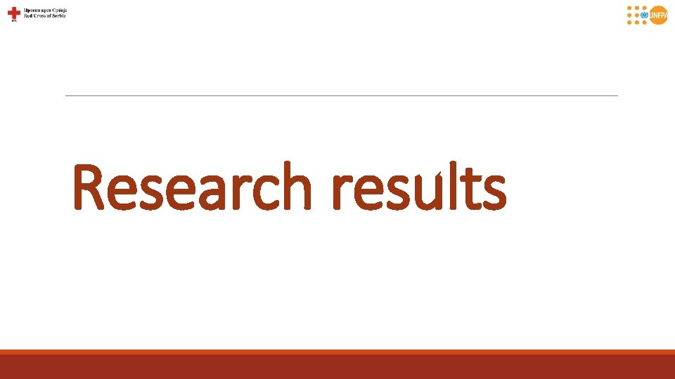 Research results 