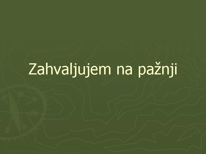 Zahvaljujem na pažnji 