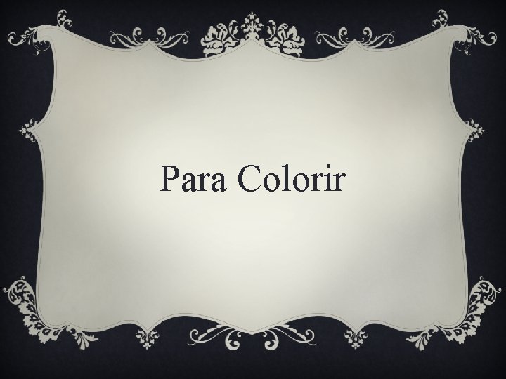 Para Colorir 