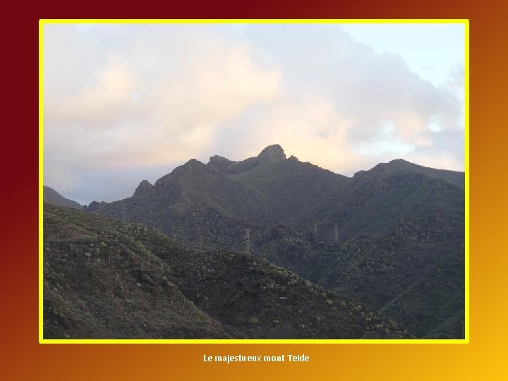 Le majestueux mont Teide 